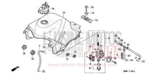 FUEL TANK XL600VV de 1997